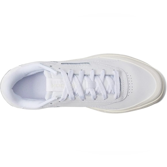 Reebok Club C Double GEO Sneaker (White + Chalk) Size: W7 - Picture 2 of 3
